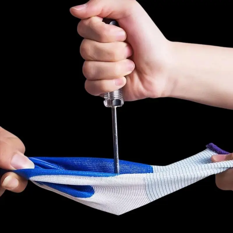 

（Summer6）Non-slip Wear-resistant Breathable Nitrile Gloves Industrial Labor Building Construction Safety Non-slip Work Gloves