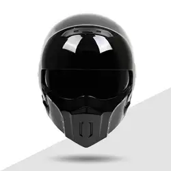 DOT Approved Motorcycle Scorpion Full Face Helmets With Black Lens Men Removable Guard Modular Helmets Plus Size 3XL 4XL