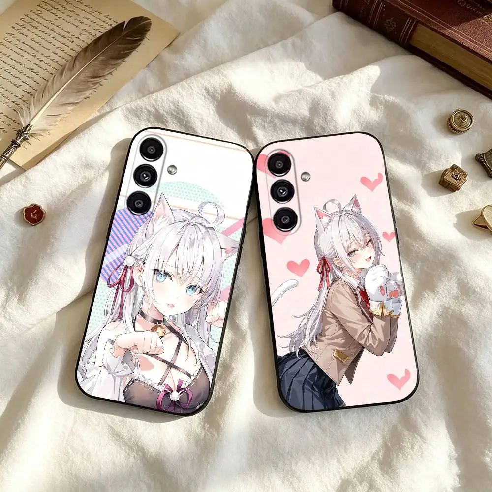 Cute Alya Anime Hot Phone Case For Samsung Galaxy A73,A72,A71,A70,A53,A52,A51,Others Soft Black Cover