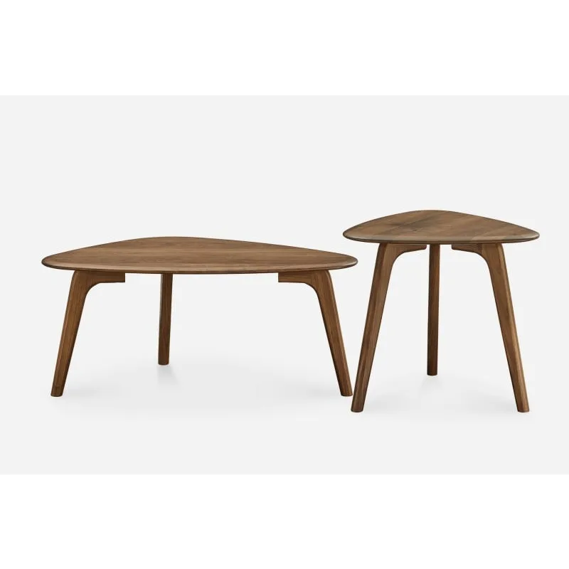 Black walnut coffee table, simple Japanese all-solid wood coffee table, sofa side table