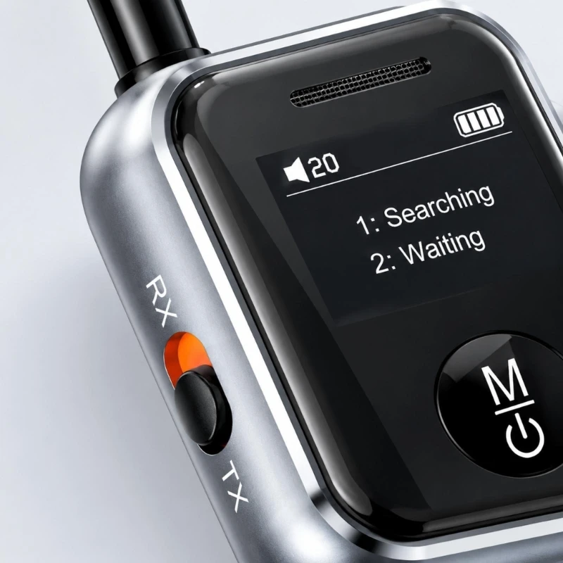 Wireless 5.3 Transmitter Receiver with AUX Connection, Lossless, Selectable Receive and Transmit Functions for Car Systems, H9EE