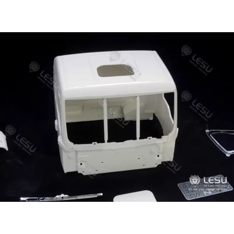 LESU RC For 1/14 Scale MAN TGS Assembly Cab Kit Cabin Tamiya 1/14 RC Tractor Truck Tipper Dump Truck Parts Accessories CK-TGS