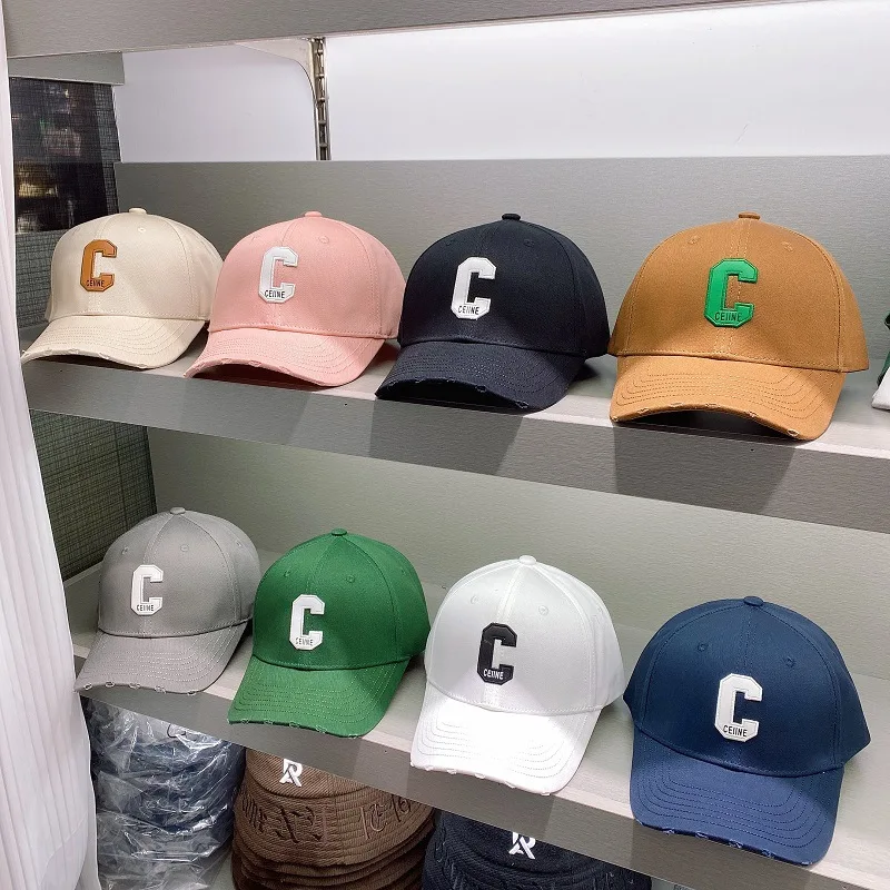 South Korea\'s Dongdaemun new C letter baseball cap ins female Korean version of the fashion trendy brand peaked cap face cap