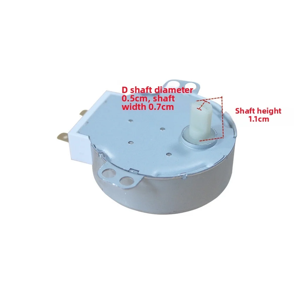 Microwave Oven Turntable Motor 100-120V AC 4W Synchronous Design 50 60Hz Compatible 4 to 4.8 RPM Steady Rotation