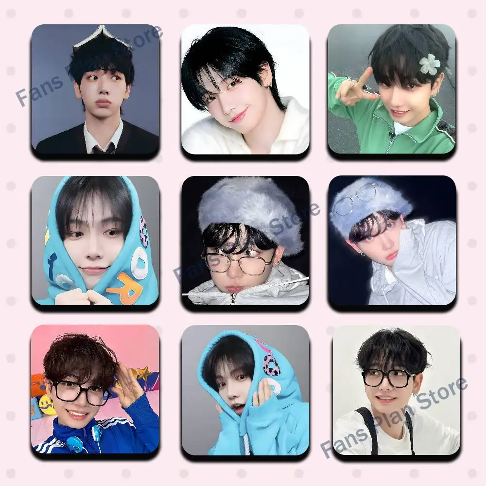 Singer M-Myung J-Jaehyun Cute Cartoon Anime Refrigerator Magnets Soft Magnetic Heat Transfer Refrigerator Magnets Gift