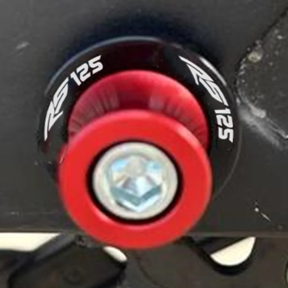 

FOR Aprilia RS125 RS 125 2006 20007 2008 2009 2010 8MM Motorcycle CNC Aluminum Swingarm Spools Slider Stand Screws Accessories