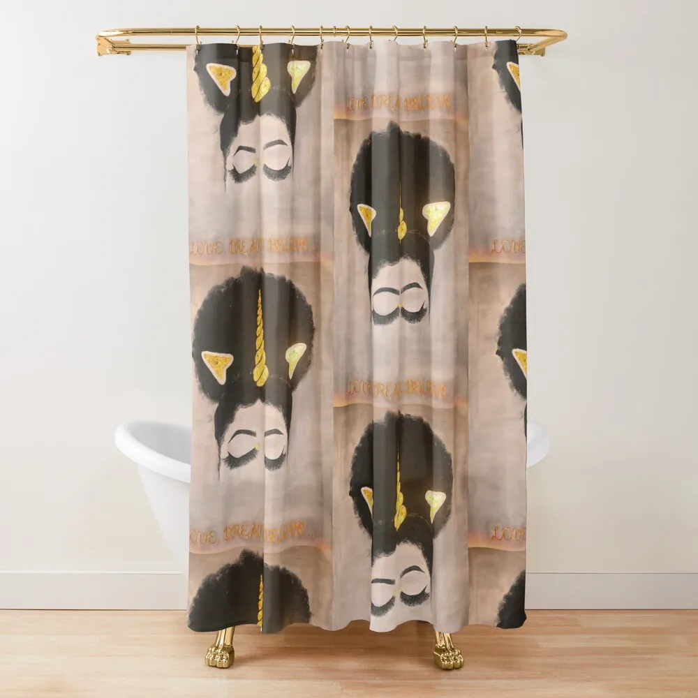 

Занавеска для душа с единорогом, набор для душа, ванны, аксессуары для и обслуживания, тканевая занавеска для ванной комнаты