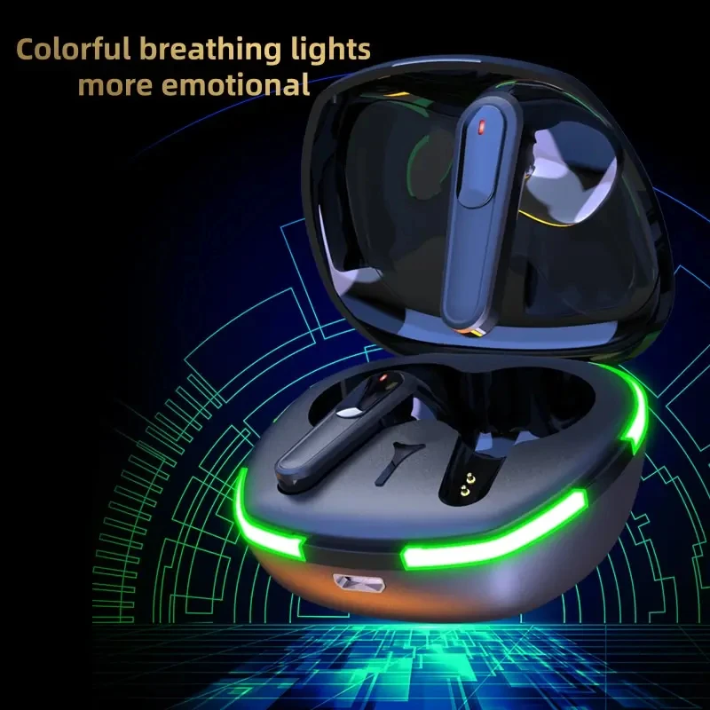 New Pro60 Binaural Wireless TWS Wireless Bluetooth Headset Mini Sports Bluetooth Headset NoiseCancelling Gaming Headset