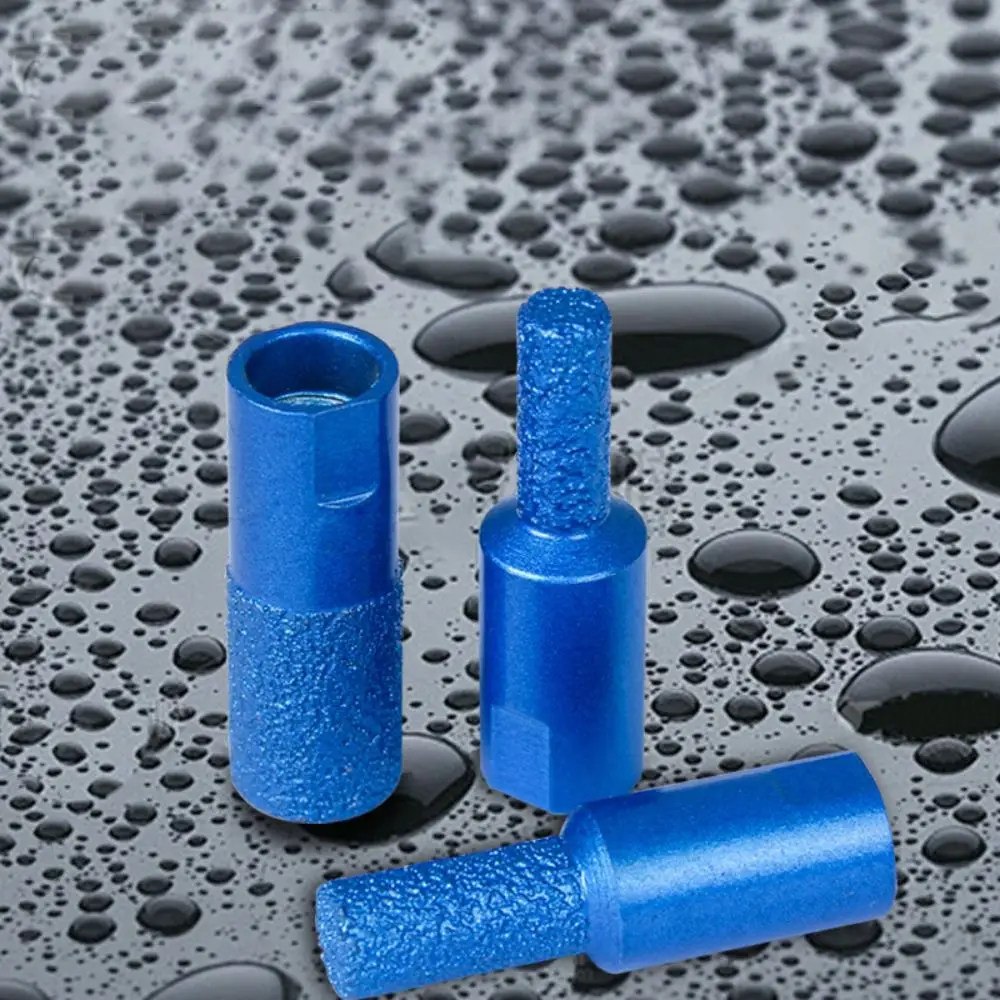 

4 шт. синие вращающиеся напильники M10, долбежные кольцевые пилы, долбежные инструменты для обрезки, очищающее коронковое сверло, сверло для камня, мрамор