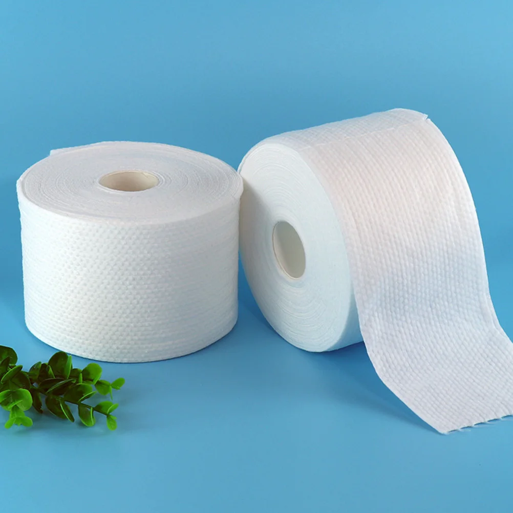 80Pcs Soft Pure Cotton Disposable Facial Towel Wet Dry Makeup Remover Cleansing Wipes Skin Care Portable Hygiene Tools