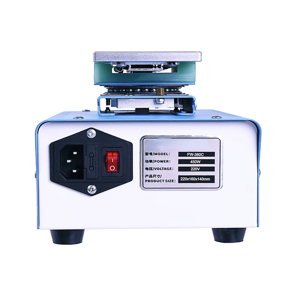 FW-360C Vacuum Separator Machine Rotary Platform LCD Edge Flat Screen Separating For Mobile Phone Screen Replace Repair