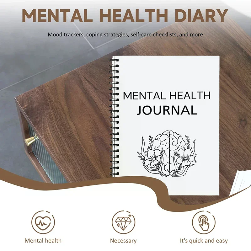 Mental Health Journal ,Mental Health Planner,Wellness Workbook,Therapy Worksheet,Anxiety Management,Self Care Tracker