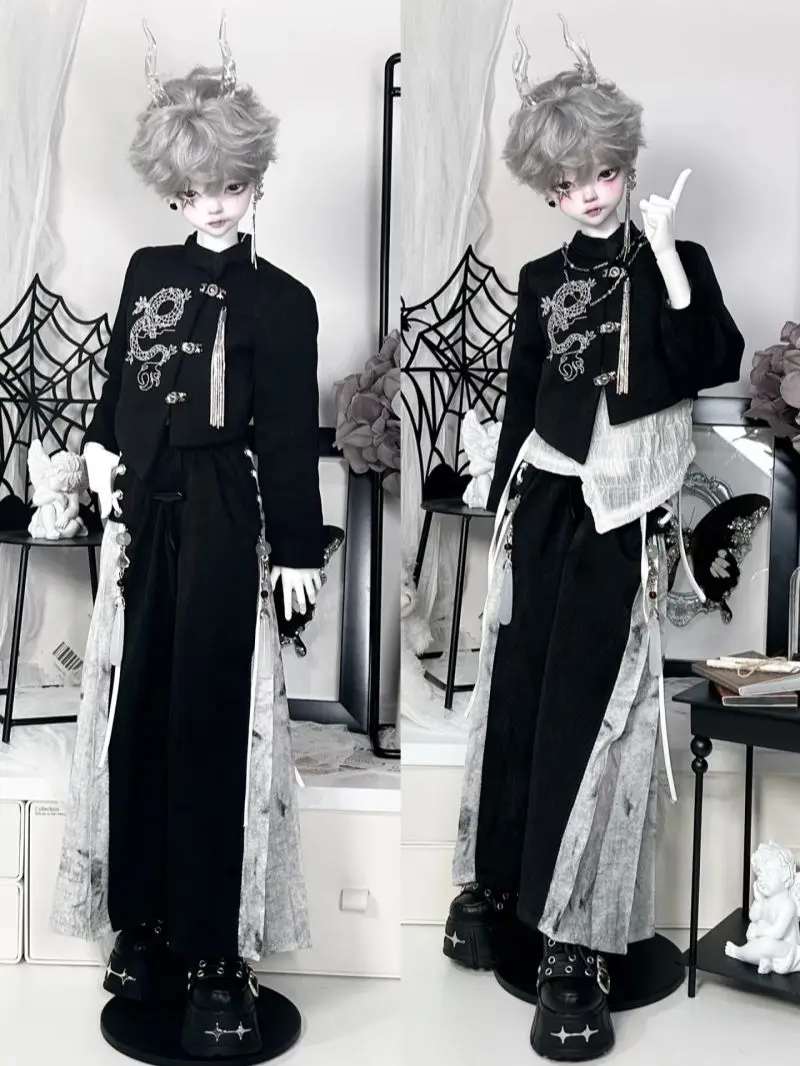 

Костюм для куклы 1/4 для куклы Bjd 45 см, набор в древнем стиле, красивая одежда, игрушки, наряд, игровой домик, аксессуары для кукол, без куклы