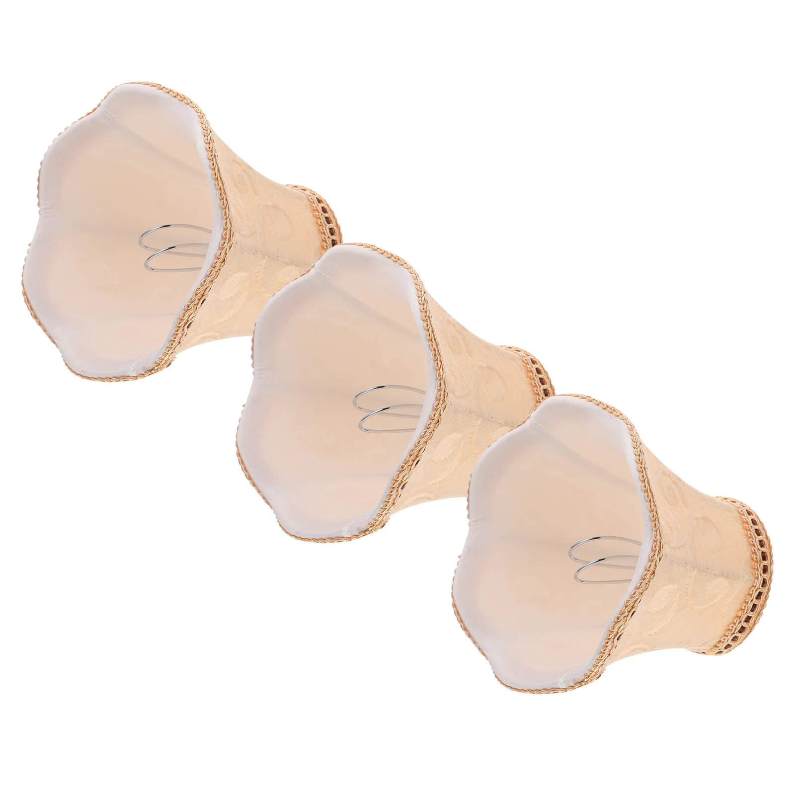 

3pcs Cloth Lamp Shade Chandelier Cover Modern Simple Design For Wall Ceiling Light Elegant Home Decor Lighting Accessory