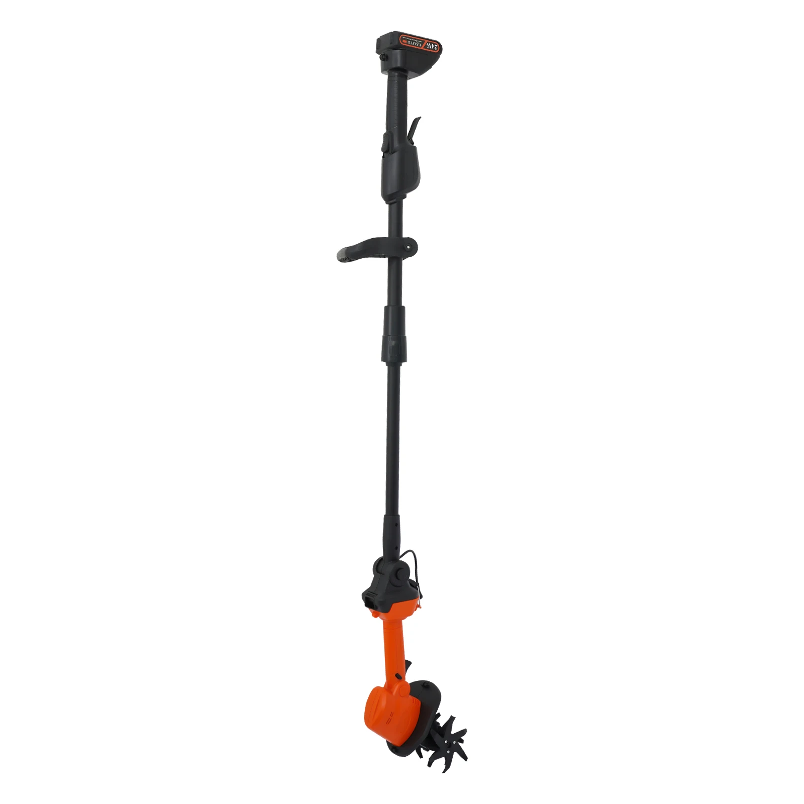 Akku-Räuchergrubber, 21 V, Mini-elektrische Gartenfräsmaschine, tragbare Mikrofräse mit Verlängerungsstange für Gärten – Detail 8