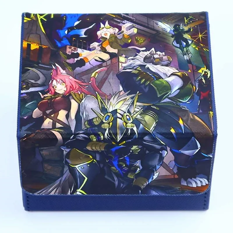 Yu-Gi-Oh! Card Case Tri-Brigade Ferrijit the Barren Blossom Diy Quality Leather Action Toy Figures Game Collection Storage Box