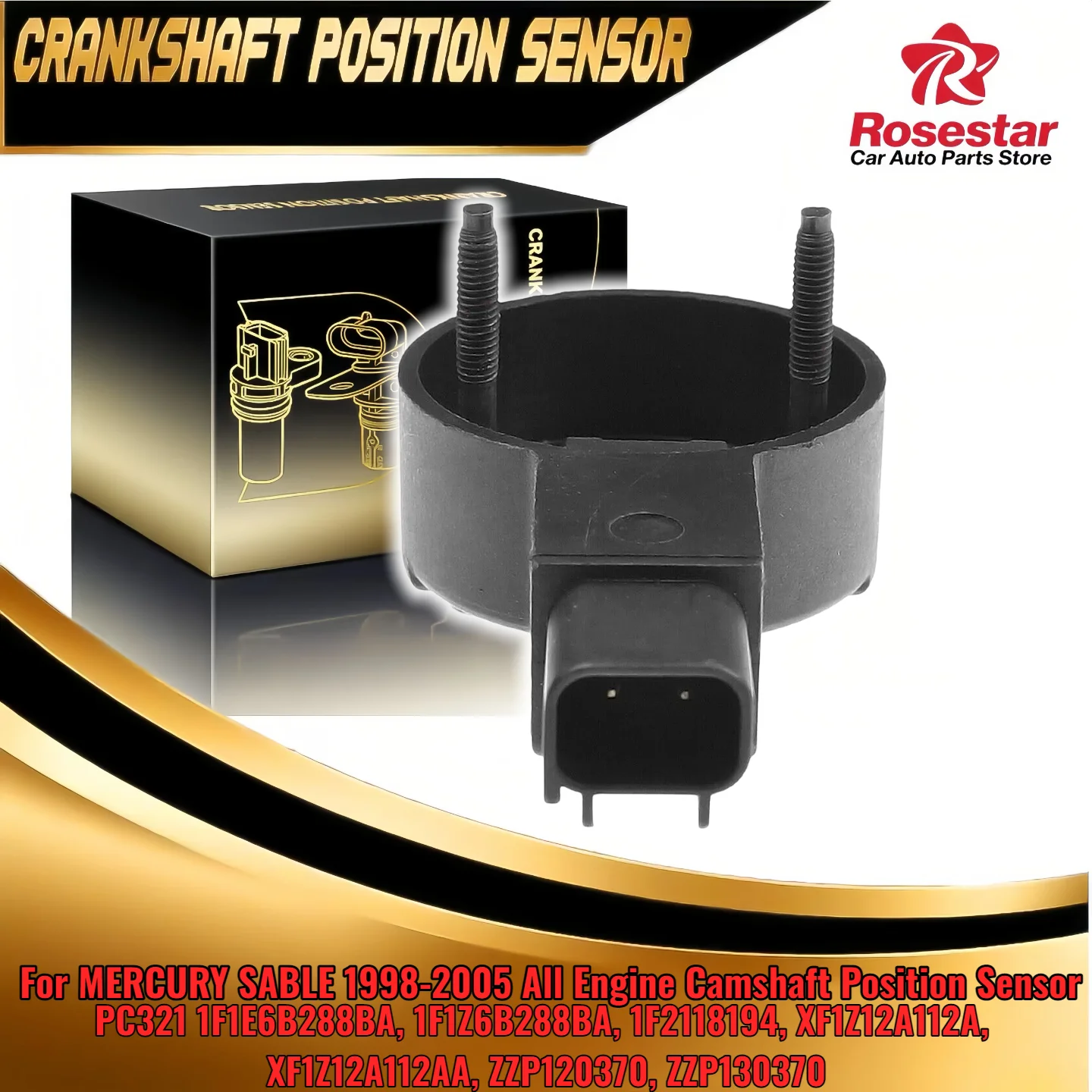 

Camshaft Position Sensor 1F1E6B288BA PC321 for MERCURY SABLE 1998-2005 All Engine 1F1Z6B288BA