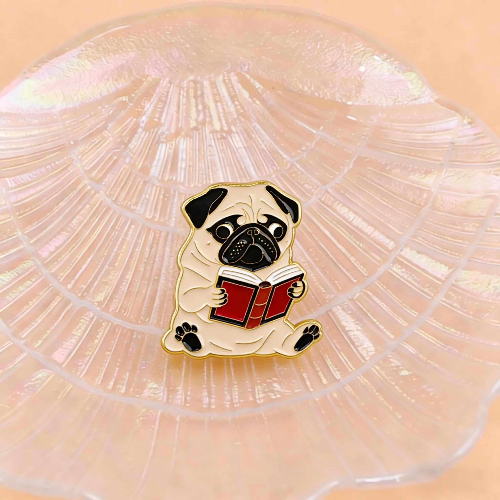 Cute Dog Enamel Pin Lapel Pin Cartoon Brooches For Women Clothing Decoration Metal Pins Backpack Hat Badge Accessories