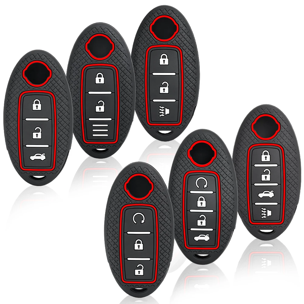 Silicone Key Cover Case Holder For Nissan Qashqai J11 J10 Kicks Patrol Altima Sentra Murano X-Trail Tiida Fuga Navara Micra Note