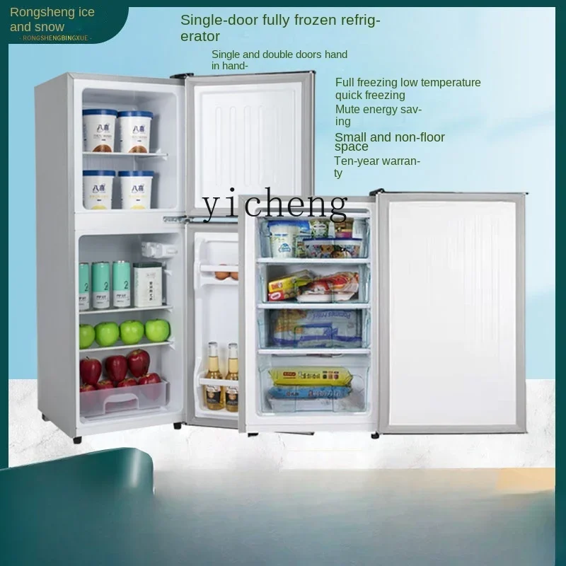 ZK Household Small Freezer Rental Dormitory Freeze Storage Mini Mini Refrigerator Breast Milk Storage Mini Bar Fridge