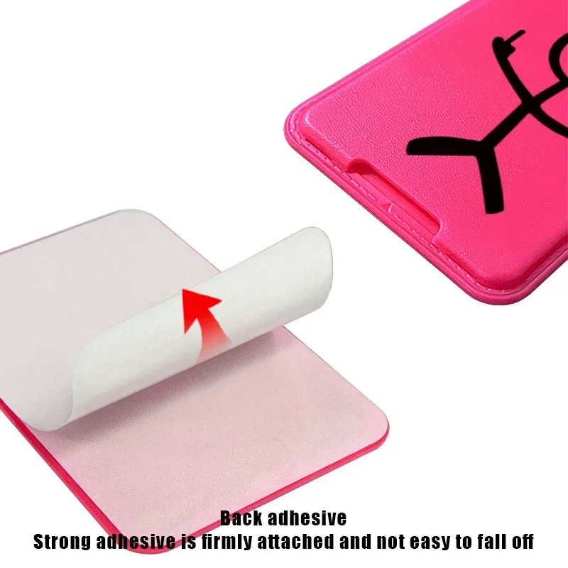 Cartoon Grappige Matchman Visitekaarthouder Universele Mobiele Telefoon Terug Kaart Tas Voor Mannen en Vrouwen Metro Bus Pass Cover Case