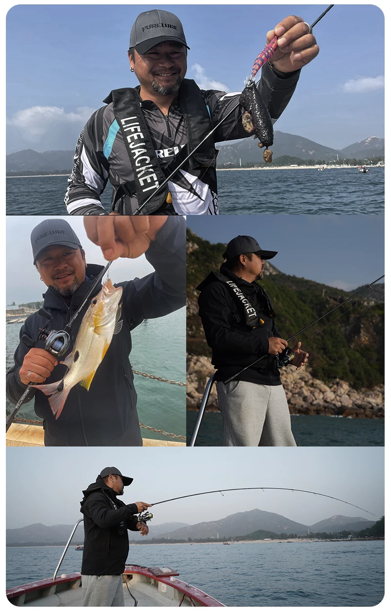 PURELURE NDVIA MAX Travel Vielseitiger Stab mit fester Spitze, 6 Fuß, 7,2 Fuß, 1,5–20 g, weicher Köder, Jerkbait, F/MF-Action, Barsch, Hecht, Zander, Bass, Tintenfisch – Detail 19
