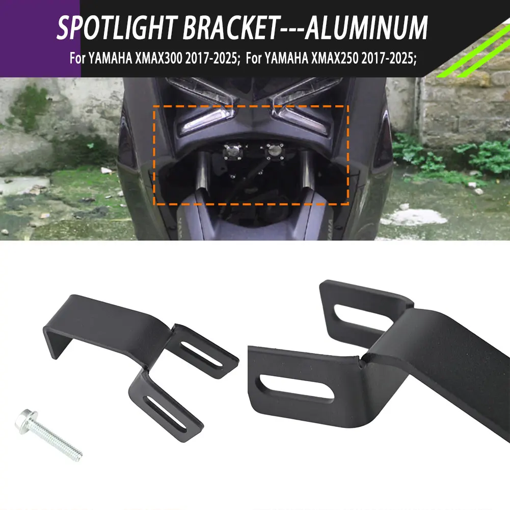 

Motorcycle Fog Light Spotlight Bracket Lamp Mount Holder For YAMAHA XMAX300 XMAX250 2017 2018 2019 2020 2021 2022 2023 2024 2025