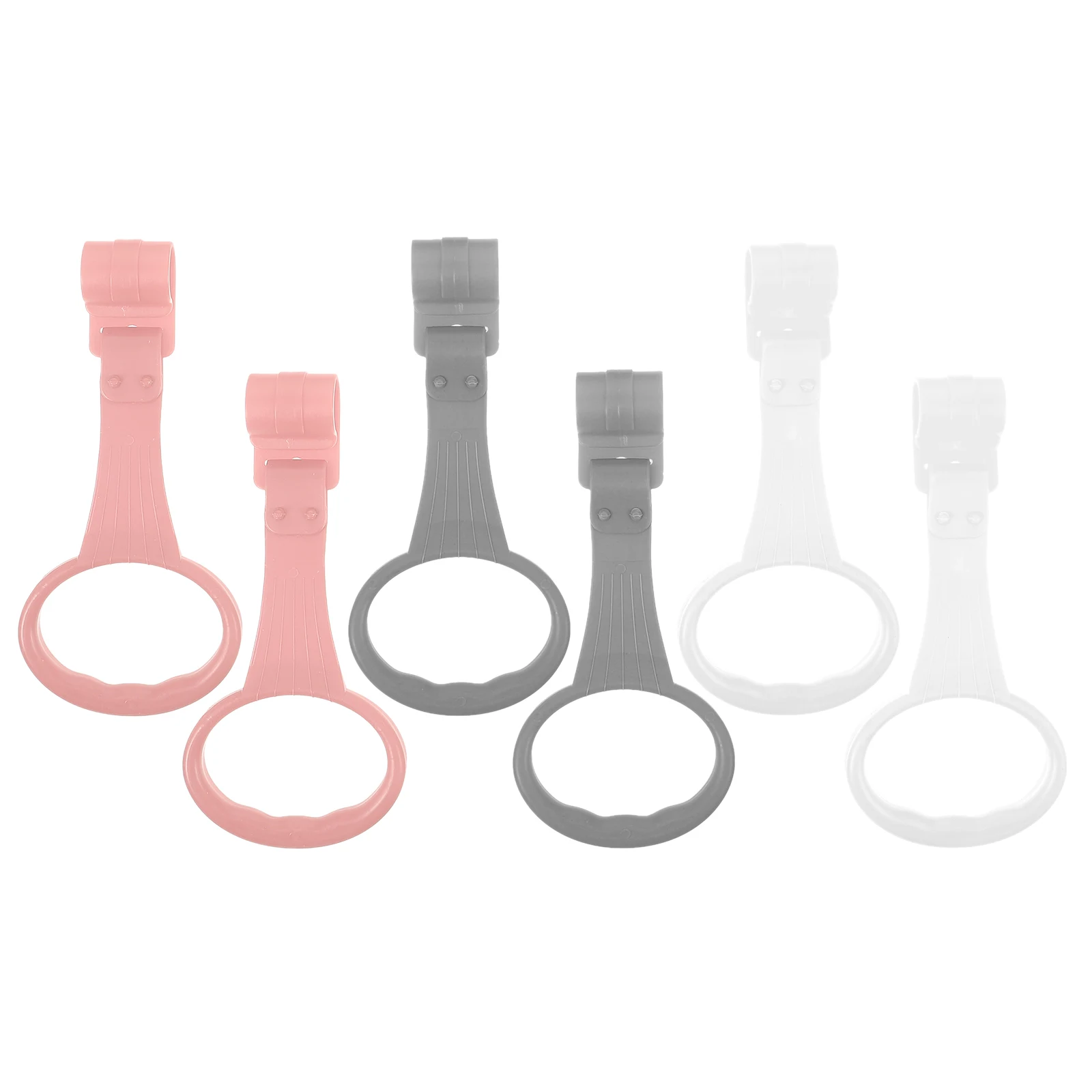 

6pcs Baby Bed Rings Crib Hanging Toy Infant Stand Up Accessories Pull Up Rings Playpen Tools Safe Lifting
