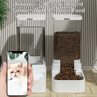 Dog Automatic Feeder Transparent Automatic Gravity Cat Water Bowl High Capacity Food Storage Container Cat And Dog Accessories