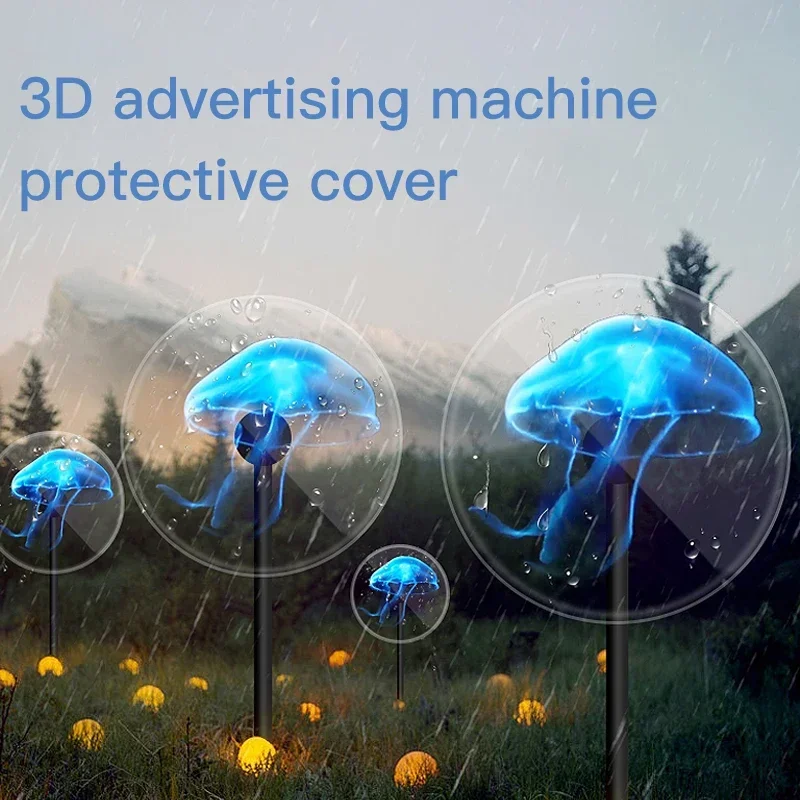 3D rotary projection holographic advertising machine fan type naked eye 42/50/56/65/100cm special protective cover