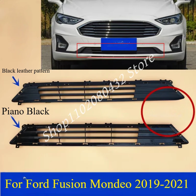 For Ford Fusion Mondeo 2019-2021 ABS Lower Grille for Mondeo Car Front Lower Bumper Grille