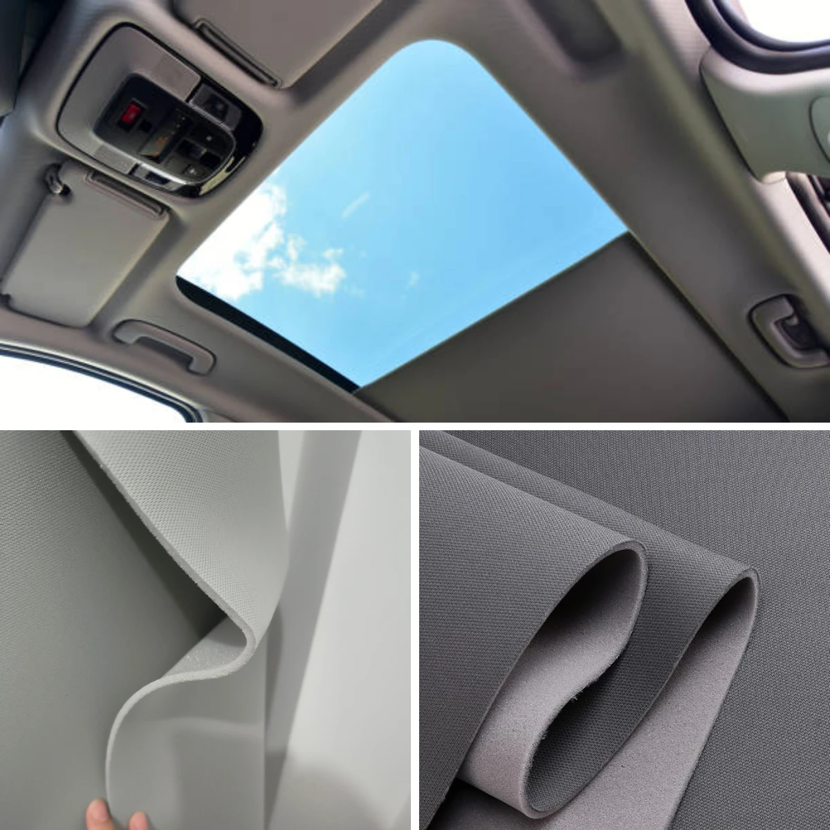 

300x150 Car Ceiling Roof Liner Headliner Fabric Sponge for Upholstery Interior Car Sky Roofliner Fabrics Repair DIY Sewing Cloth