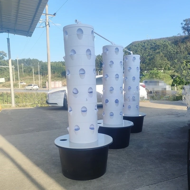 Vertical intelligent hydroponic vegetable growing machine, soilless cultivation planting equipment, multi-layer water mist tower