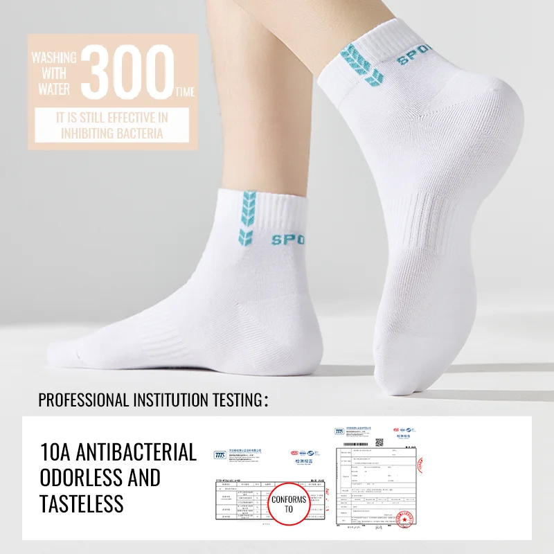 MiiOW Long Staple Cotton Socks Winter Men Teens Athletic School Sports Socks Long Crew Sock Moisture Wicking Anti Odor Warm Sock