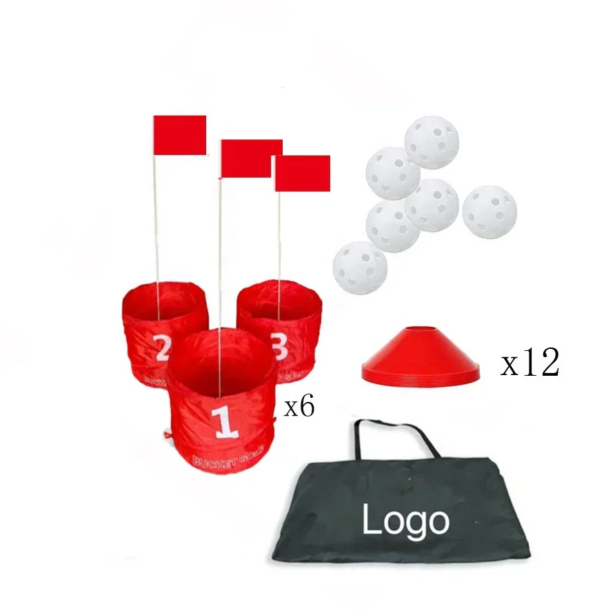 

Beach cloth bucket courtyard golf game