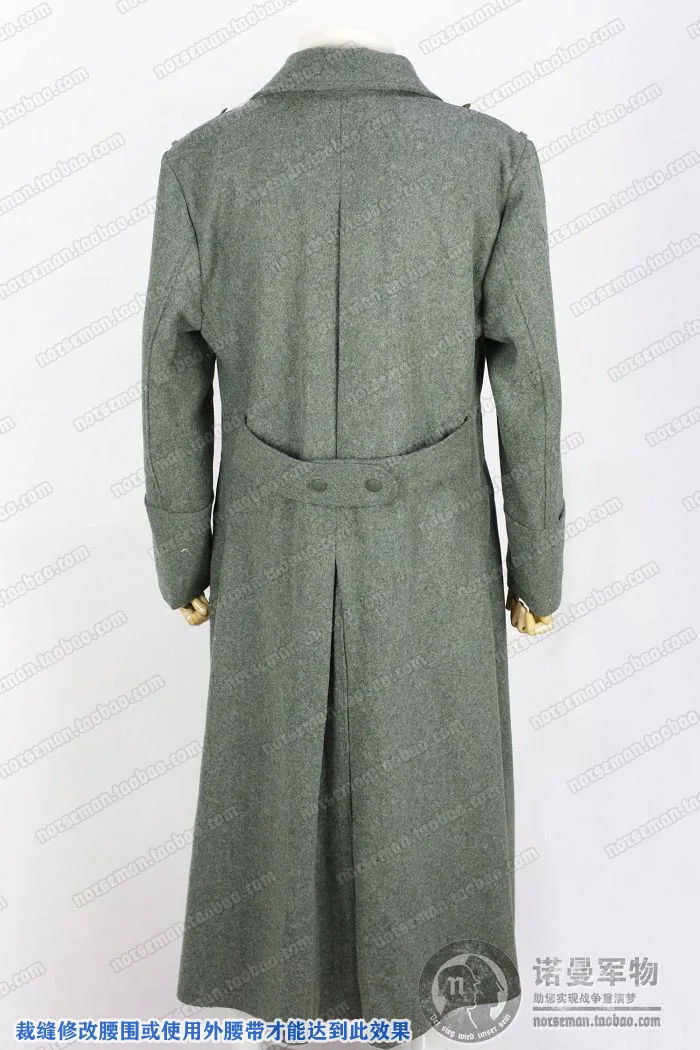 군사 REPRO WW2 2차 세계 대전 독일 육군 WH M40 1940 필드 그레이 울 GREATCOAT 코트 군복