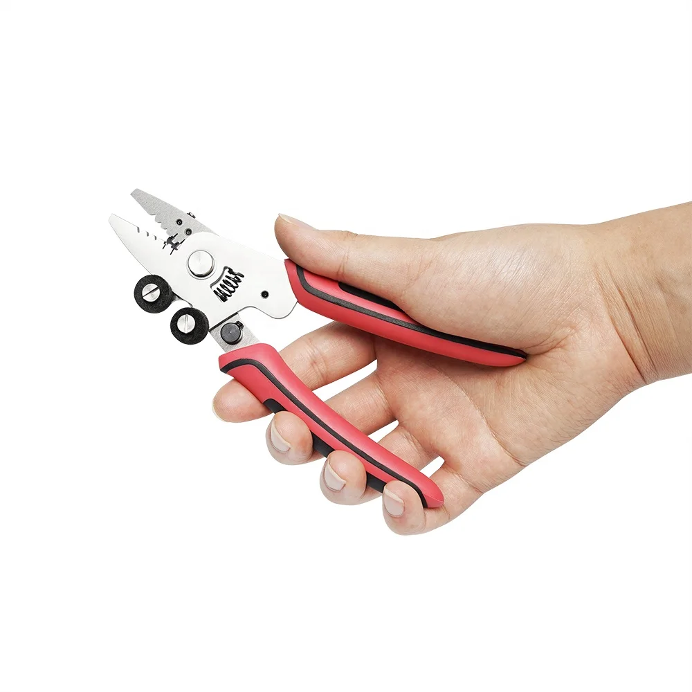 8-in-1 High Precision Optical Fiber Wire Strippers Multifunctional Thermal & Mechanical FTTH Drop Cable Tool Network Use