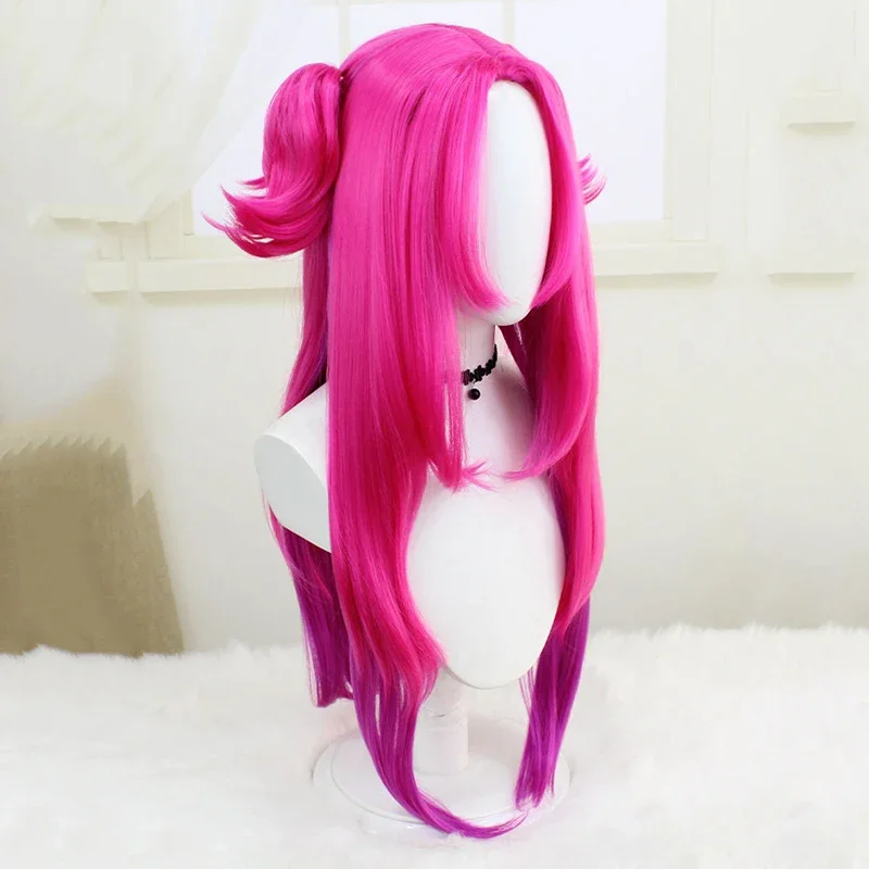 Game Heartsteel Alune Cosplay Wig Adult Women Pink Purple Gradient Styling Long Hair Heat Resistant Synthetic Wigs Halloween