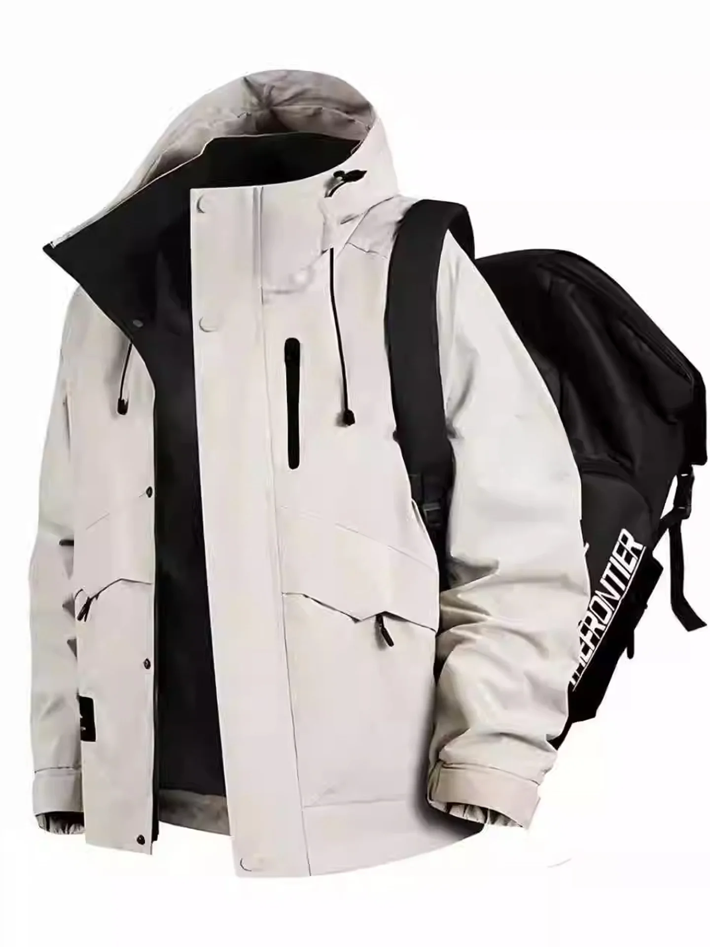 

TUCANO Spring Autumn 2025 Men's Casual Outdoor Jaet Women's Versatile Hooded Windproof Polyester Fibre Youth ular Faion