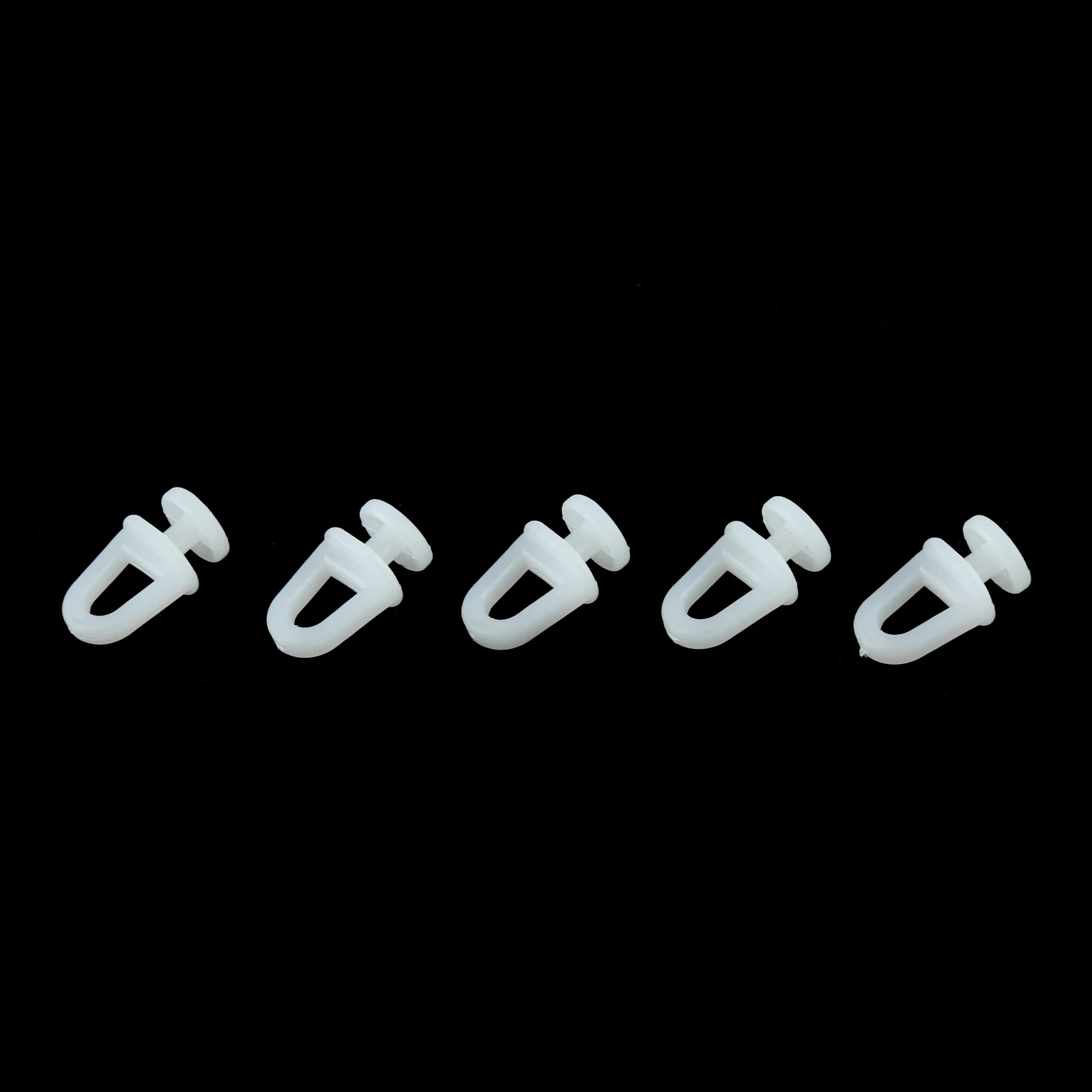 50pcs Plastic Fasteners Rail Curtain Hook Rollers Rings Card Clip Rivets High Quality Auto Interior Curtain Tracks Accessories