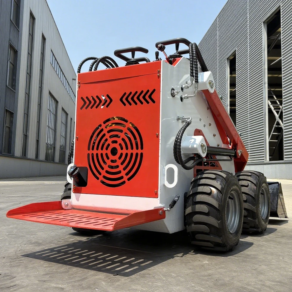 Custom Mini Tractor Loader Manufacturer ISO Certified Mini Wheel Loader with Front End Loader Long Power for Farm & Construction