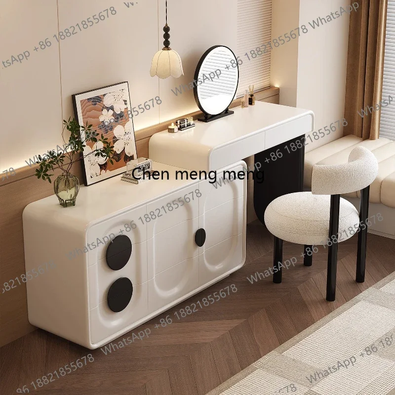 

modern design dressing table with light and mirror Minimally comfortable Storage locker elegant luxury penteadeiras furniture