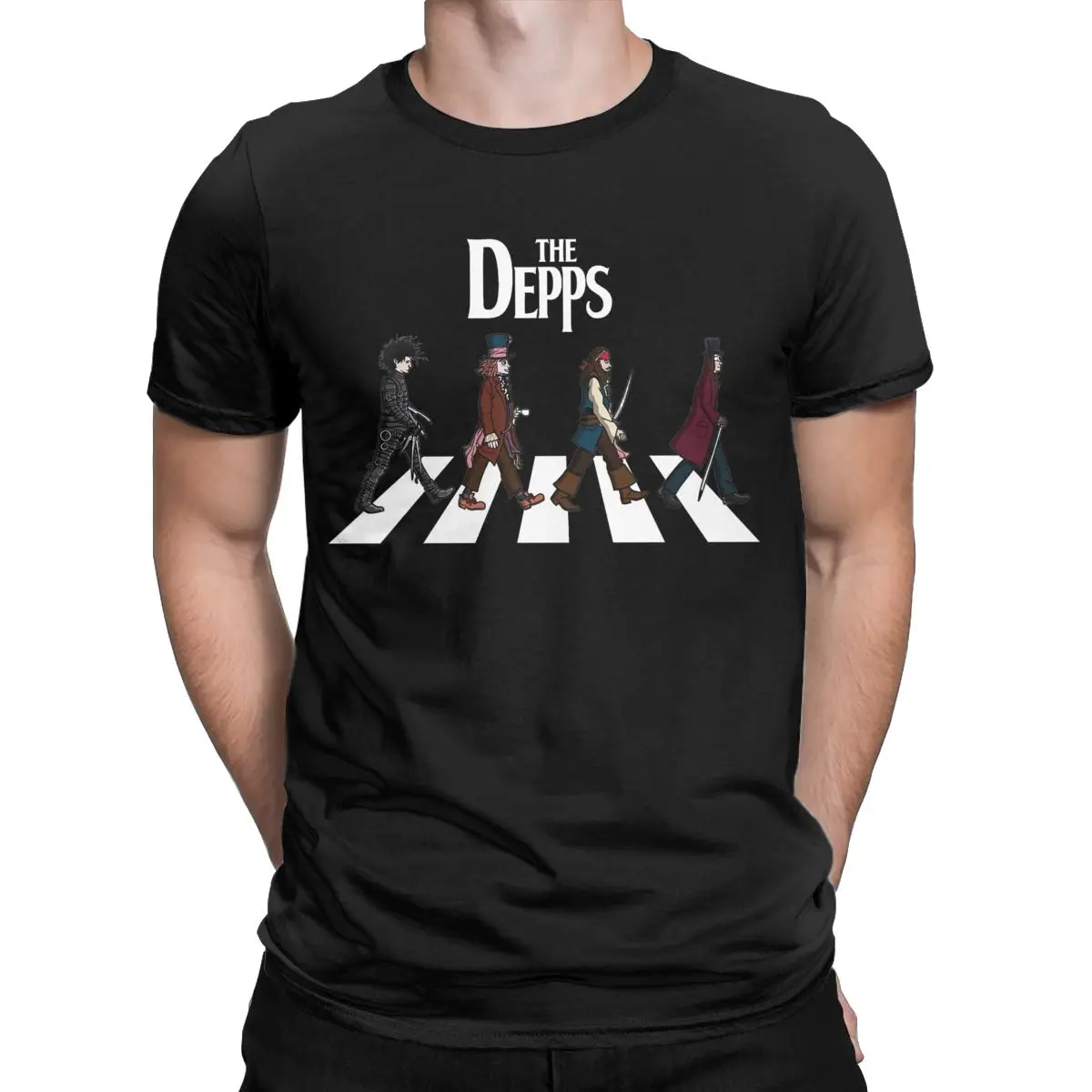 Cool The Depps Edward Scissorhands T-Shirt Men Round Neck 100% Cotton T Shirt Short Sleeve Tee Shirt 4XL 5XL Clothing