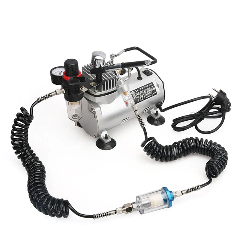 

18B Model Spray Pen Air Pump Small Air Compressor Spray Painting Coloring Spray Pump Furniture Repair Cake Spray Gun Paintings