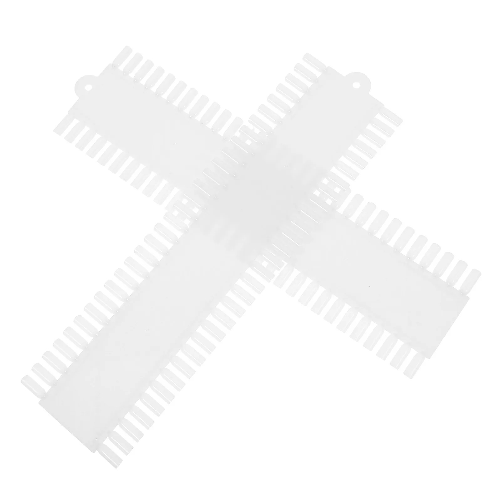 

2Pcs Transparent Acrylic Nail Polish Practice Board for Color Comparison Display Storage Marking Nail Art School Salon Use