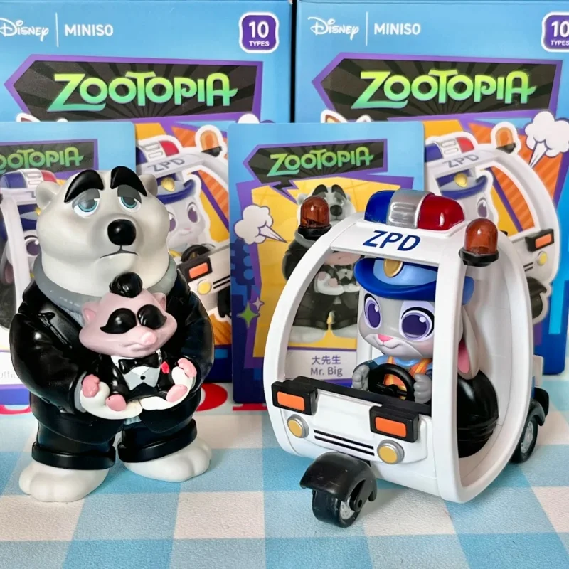 

【В наличии】Miniso Authentic Zootopia "Sit Nicely"/Fun Ride"/"Autumn Garden" Series - высококачественная периферийная слепая из ПВХ в стиле аниме