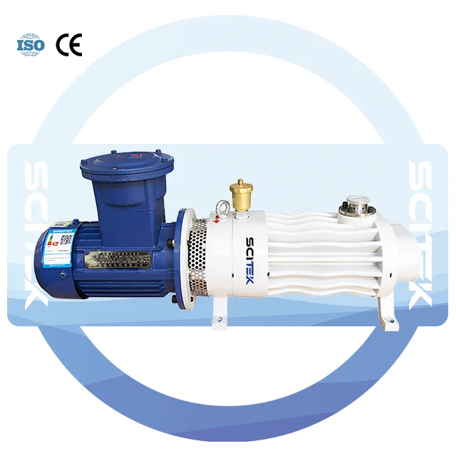 Air Cooling Dry Screw Pump Screw Vacuum Pump Adopting Stable Magnetic Sealing Device