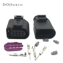 1/5/10/20/50 Sets 8 Pin 1.5mm Waterproof Connector Car Radar Gearbox Socket 1J0973714 1J0973814 For VW Golf Jetta Passat