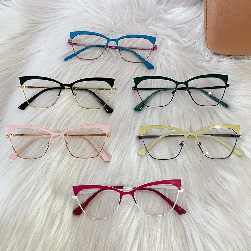 Butterfly Metal Eyeglass Frame Photochromic Flat Glasses Can Be Made Into Sunglasses Versatile Glasses Minimalist Color Scheme