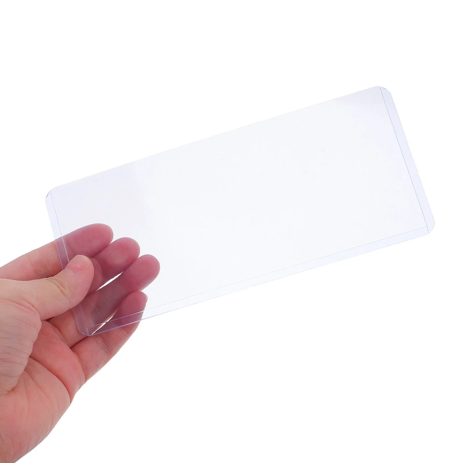 20Pcs Clear Money Holder Waterproof PVC Bill Protector for Banknotes Cards Stamps Invoices Cash Storage Currency Collection